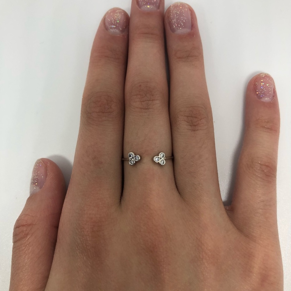 Micro set CZ 925 Sterling Silver Ring